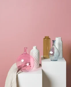 Vaso decorativo EMAR Gres porcellanato 31 cm Bianco
