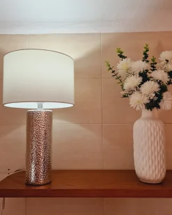 Vaso decorativo EMAR Gres porcellanato 31 cm Bianco