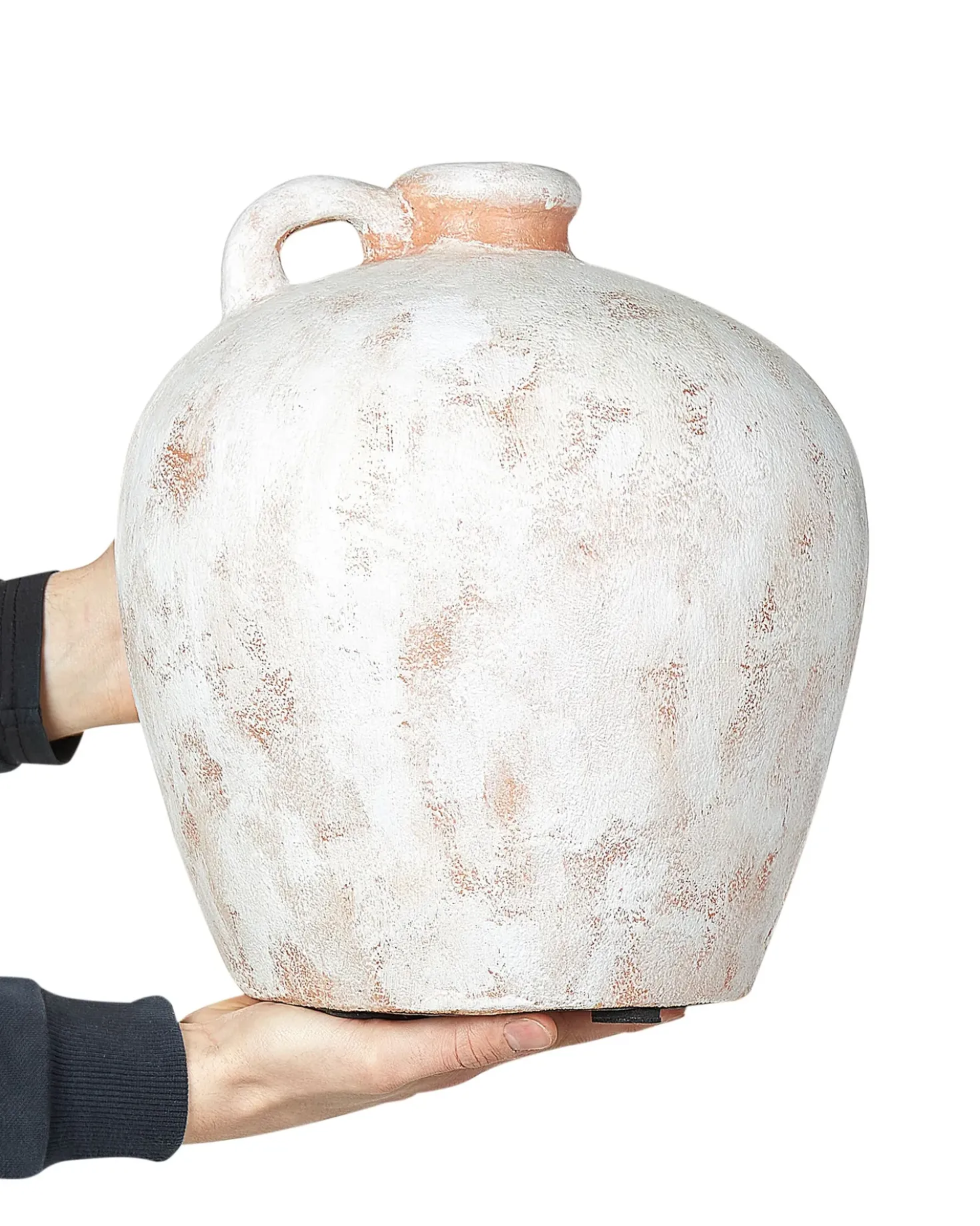 Vaso decorativo IPOH Ceramica 30 cm Bianco sporco