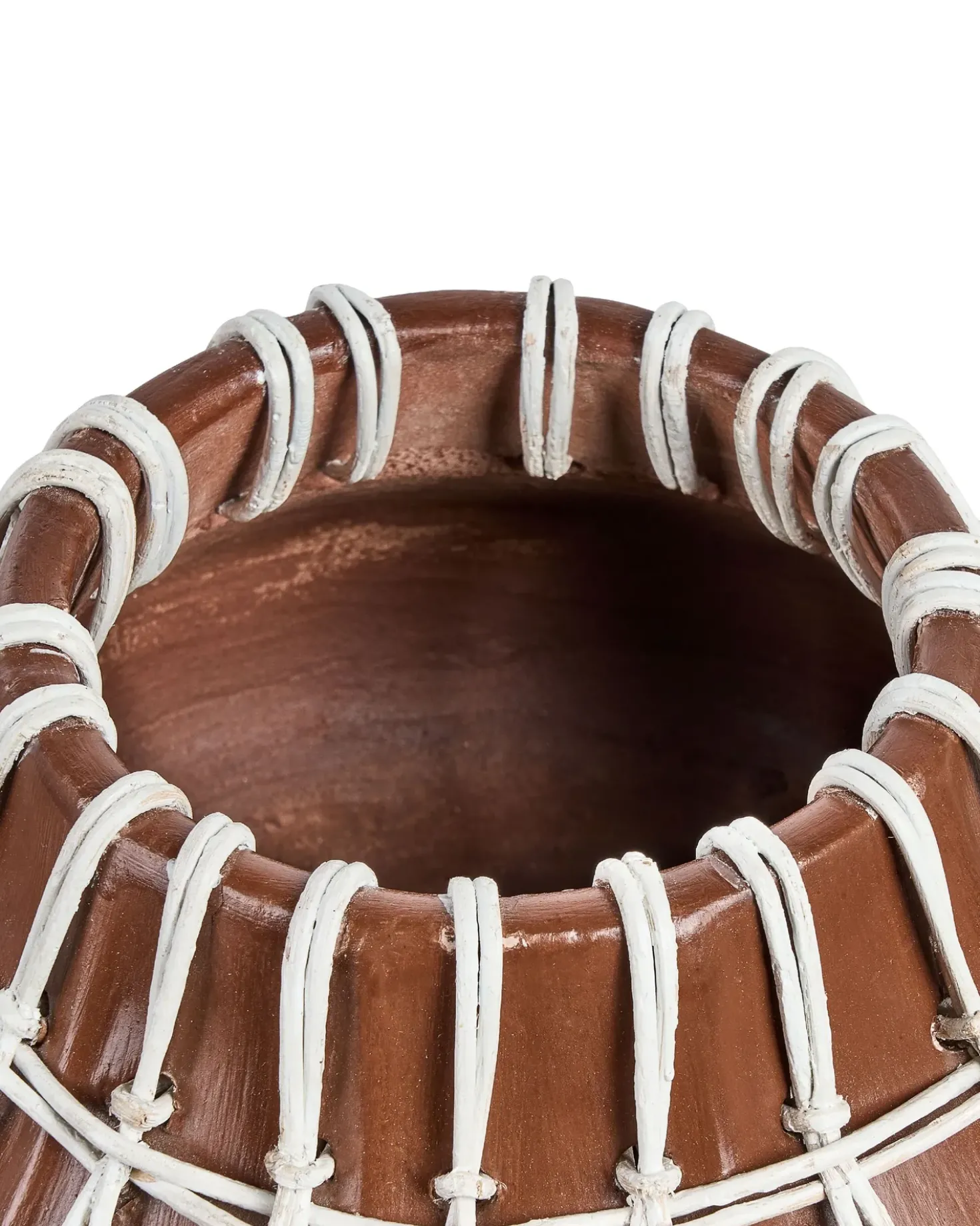 Vaso decorativo KLUET Ceramica 22 cm Marrone