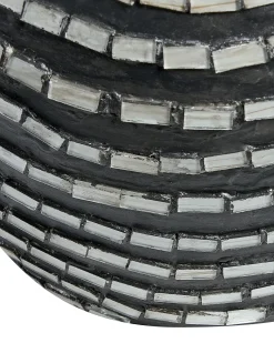 Vaso decorativo KUALU Ceramica 35 cm Nero