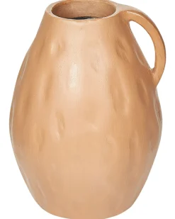 Vaso decorativo KULIM Ceramica 40 cm Beige sabbia