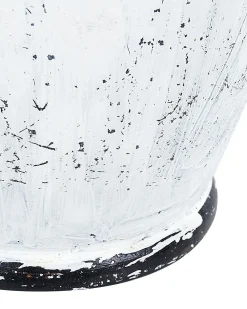Vaso decorativo MASSALIA Ceramica 33 cm Bianco