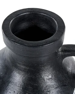Vaso decorativo MASSALIA Ceramica 33 cm Bianco