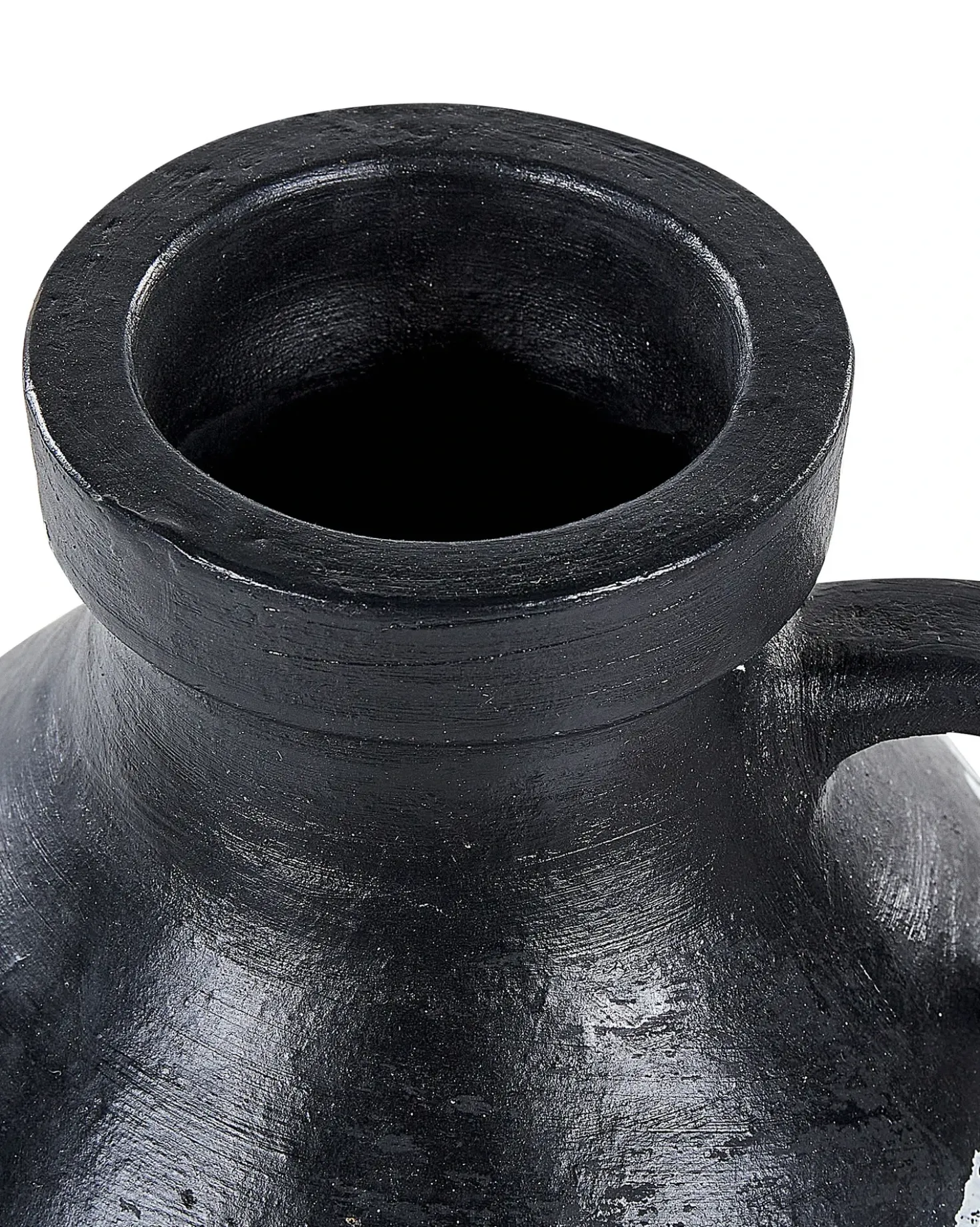 Vaso decorativo MASSALIA Ceramica 33 cm Bianco