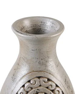 Vaso decorativo MEGARA Ceramica 51 cm Grigio