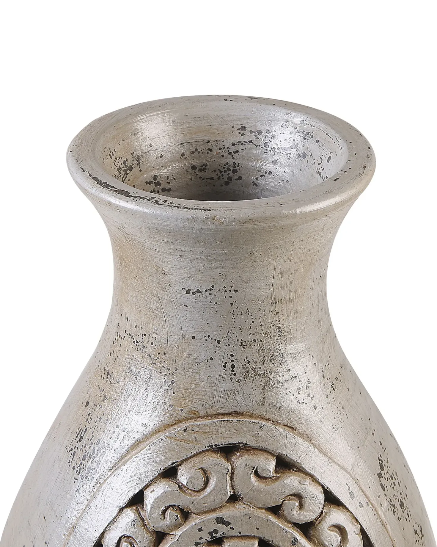 Vaso decorativo MEGARA Ceramica 51 cm Grigio