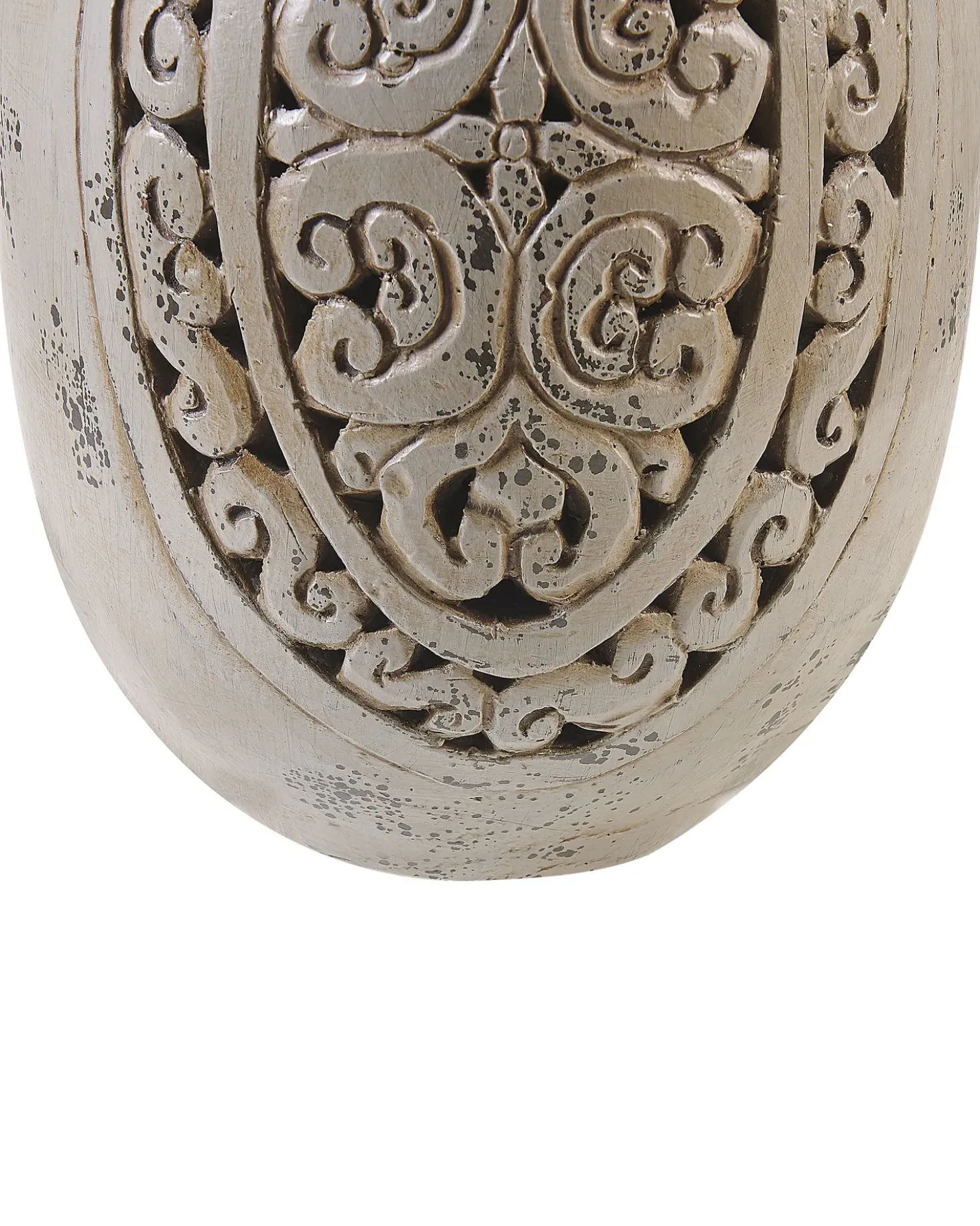 Vaso decorativo MEGARA Ceramica 51 cm Grigio
