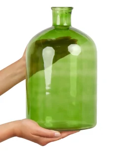 Vaso decorativo PULAO Vetro 31 cm Verde