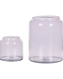 Vaso decorativo RASAM Vetro 20/11 cm Rosa pastello