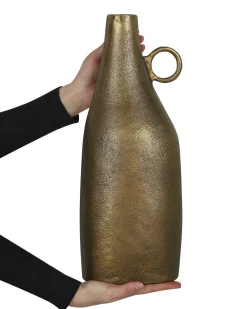 Vaso decorativo SAMBHAR Metallo 46 cm Ottone