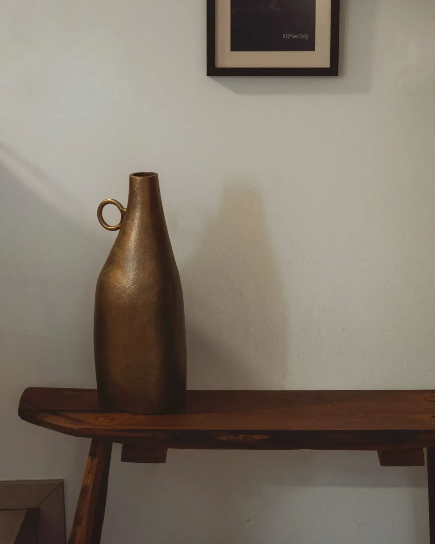Vaso decorativo SAMBHAR Metallo 46 cm Ottone