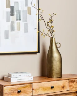 Vaso decorativo SAMBHAR Metallo 46 cm Ottone