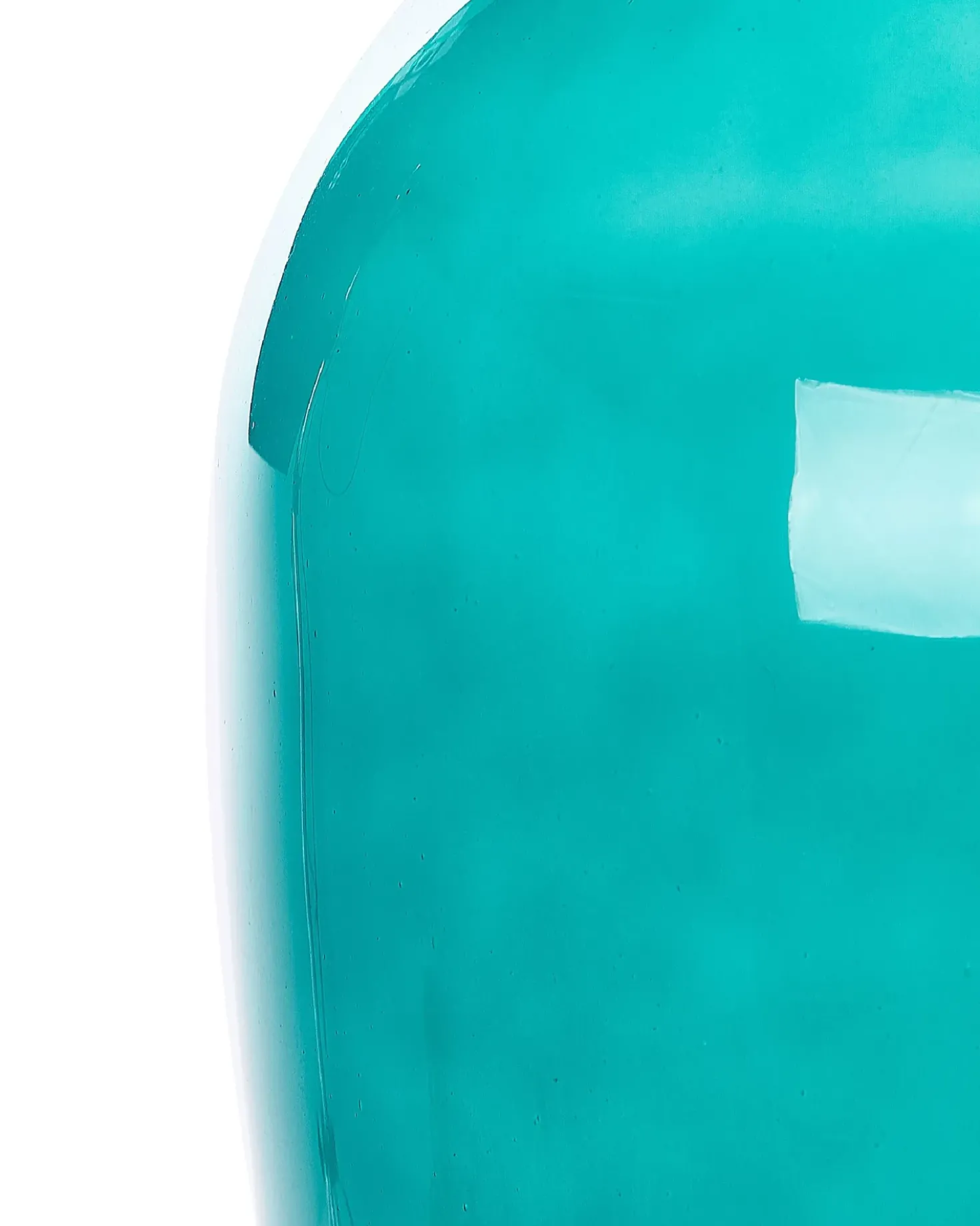 Vaso decorativo SAMOSA Vetro 48 cm Turchese