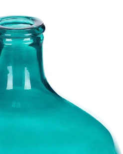 Vaso decorativo SAMOSA Vetro 48 cm Turchese