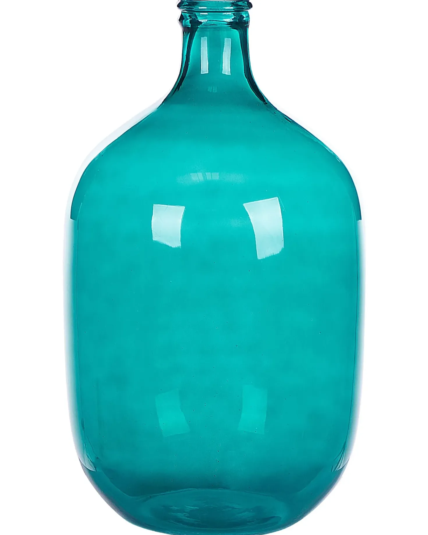Vaso decorativo SAMOSA Vetro 48 cm Turchese