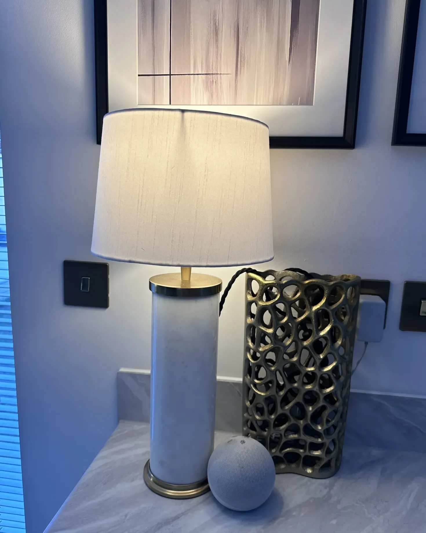 Vaso decorativo SANCHI Metallo 33 cm Oro