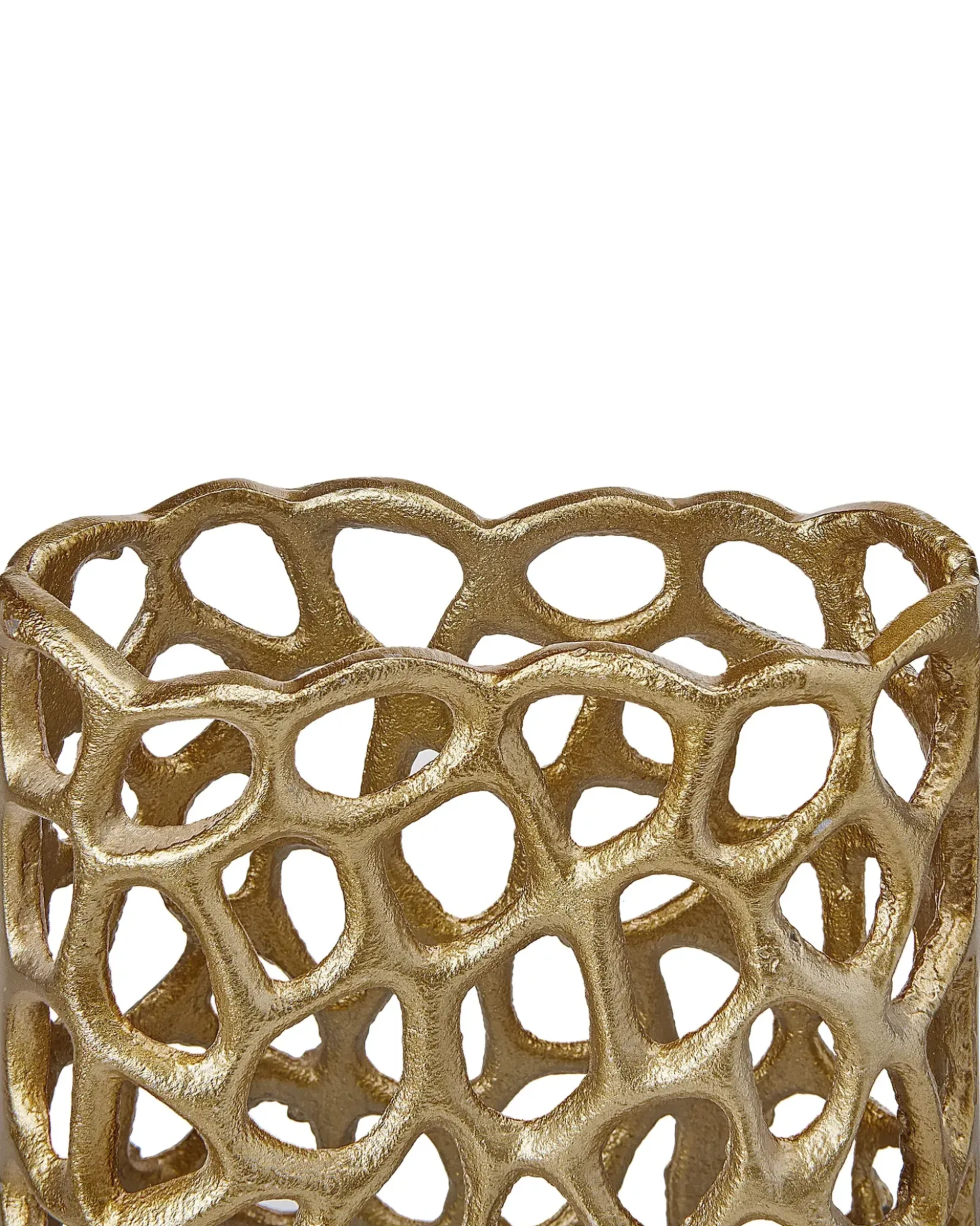 Vaso decorativo SANCHI Metallo 33 cm Oro