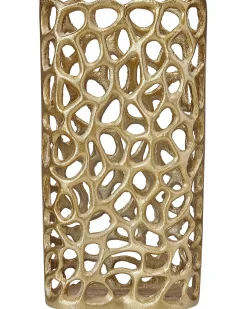 Vaso decorativo SANCHI Metallo 33 cm Oro