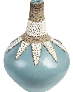 Vaso decorativo SILAU Ceramica 43 cm Blu