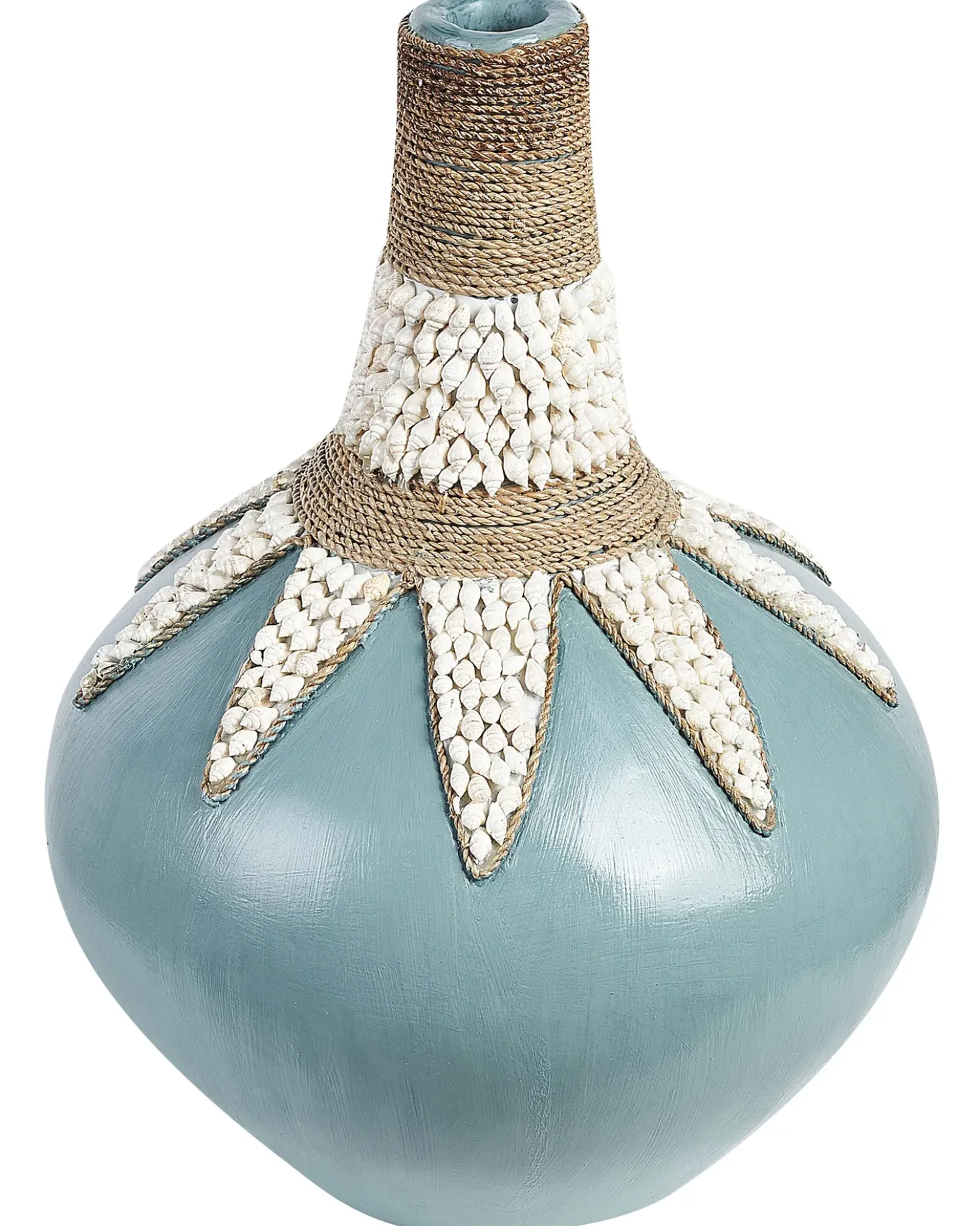 Vaso decorativo SILAU Ceramica 43 cm Blu