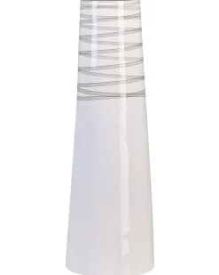 Vaso decorativo TARRAGONA Ceramica 57 cm Bianco
