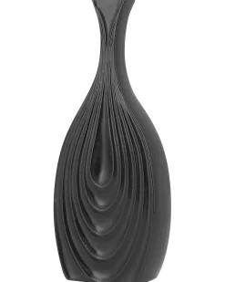 Vaso decorativo THAPSUS Ceramica 39 cm Nero