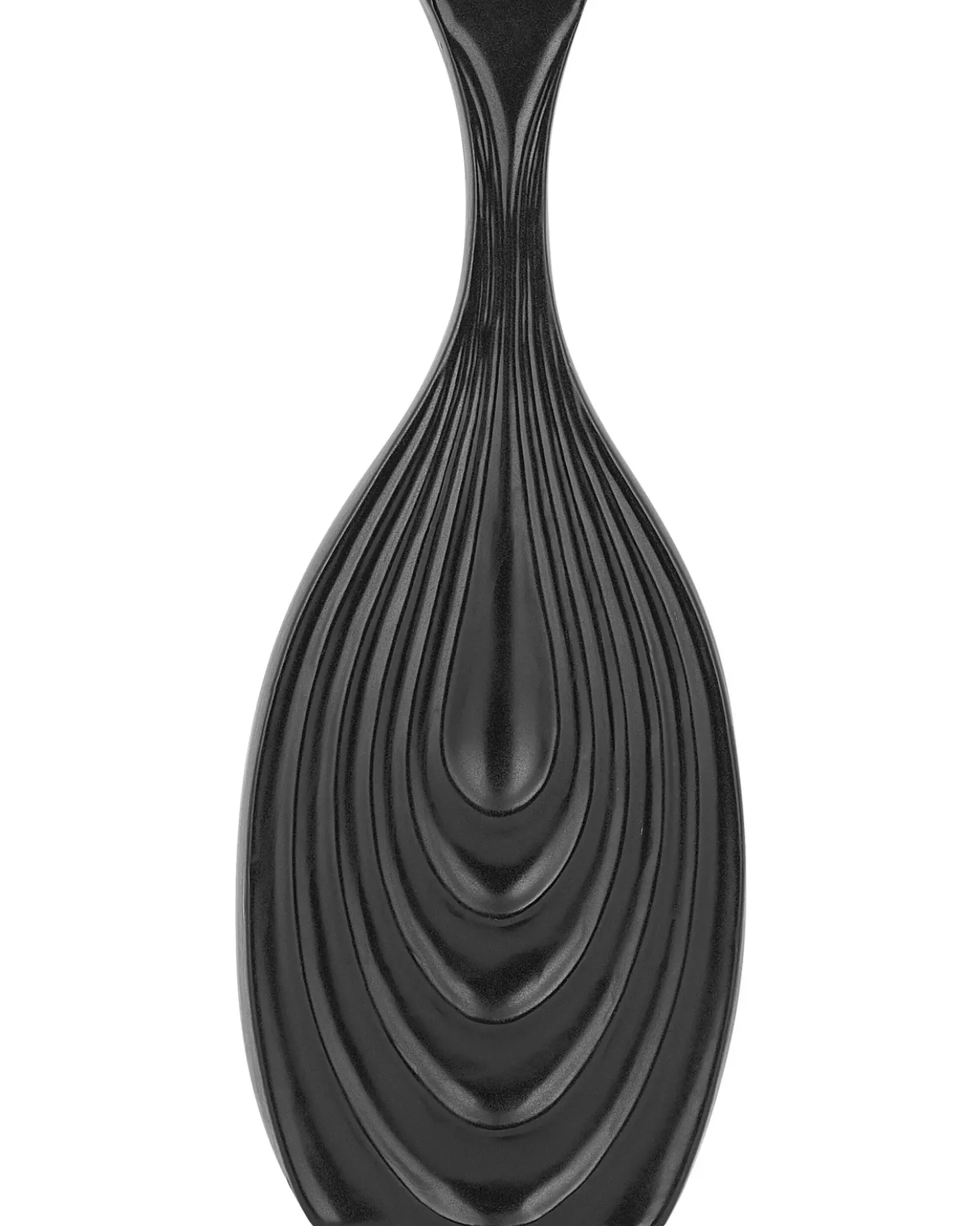 Vaso decorativo THAPSUS Ceramica 39 cm Nero