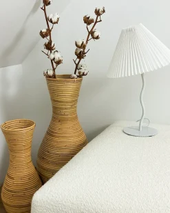 Vaso decorativo TRINISA Rattan 70 cm Naturale