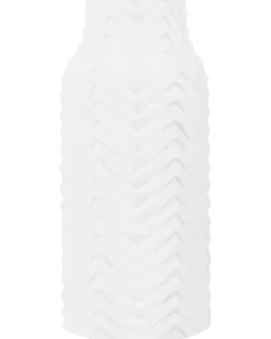 Vaso decorativo XANTHOS Gres porcellanato 32 cm Bianco