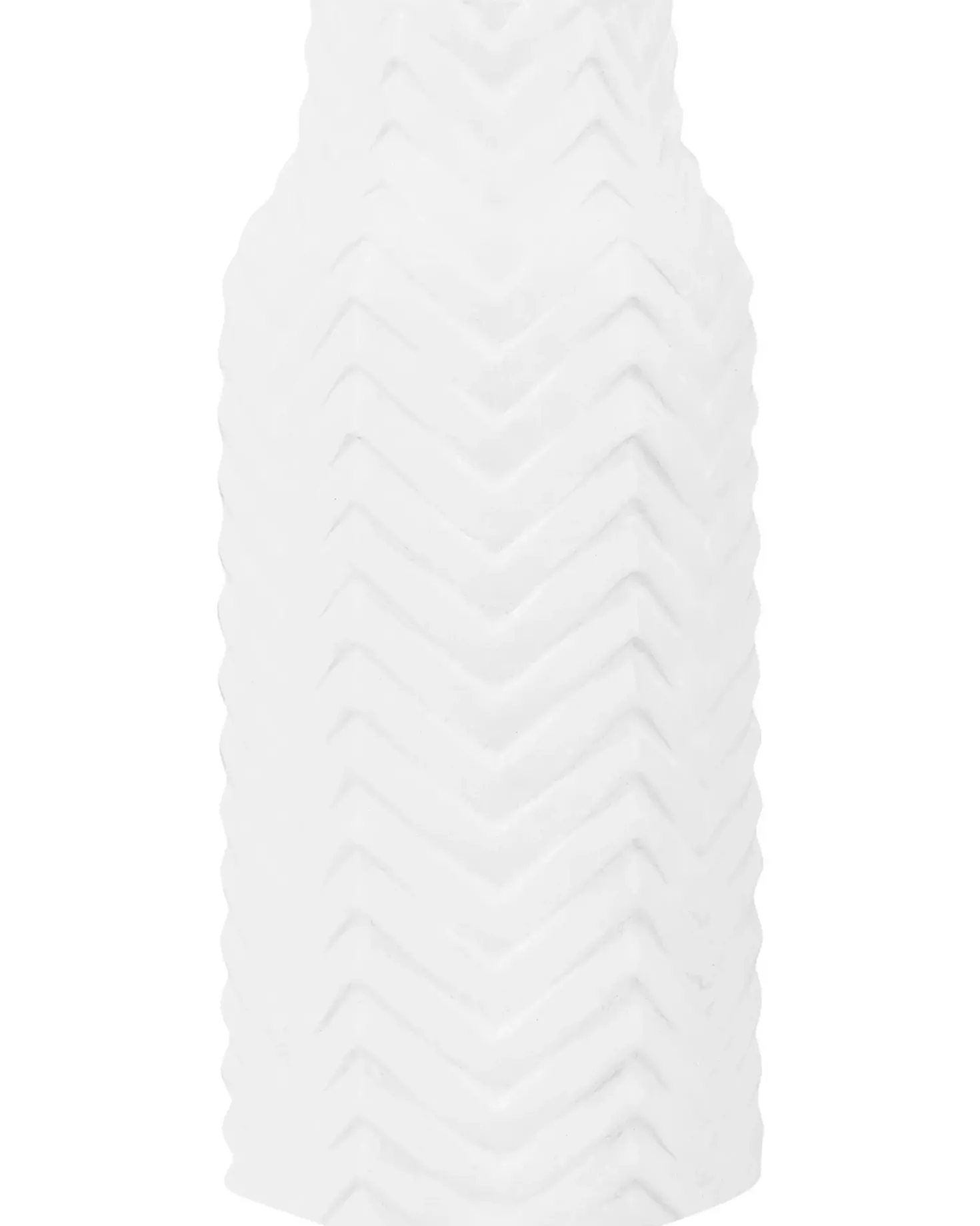 Vaso decorativo XANTHOS Gres porcellanato 32 cm Bianco