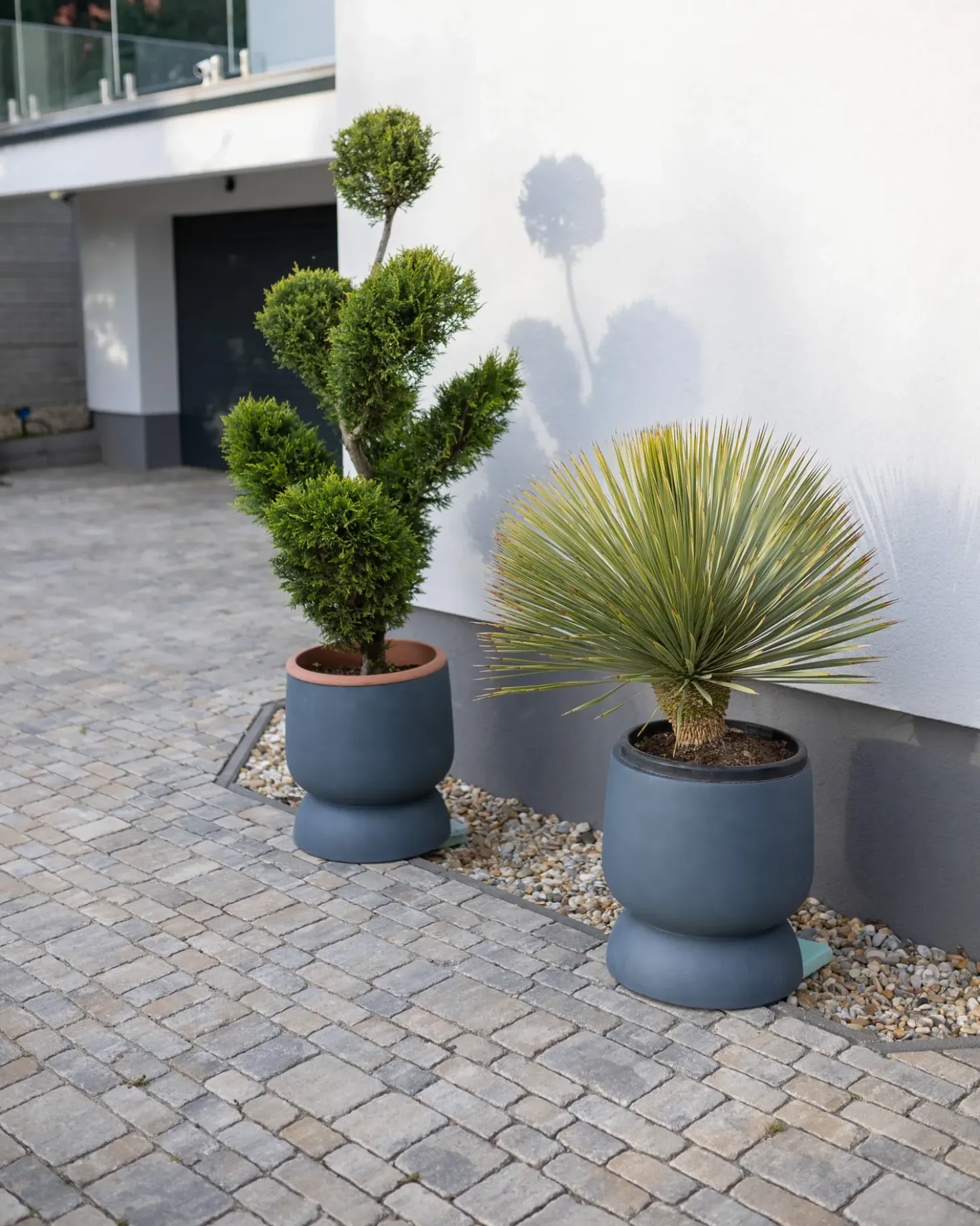 Vaso per piante ARAUCARIA 42 cm Grigio