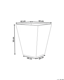 Vaso per piante BAIHE 42 cm Beige chiaro