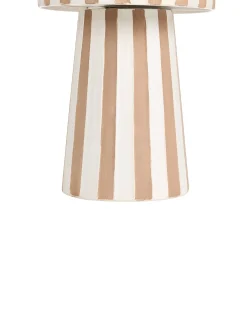 Vaso per piante BANE Metallo 30 cm Bianco/Beige