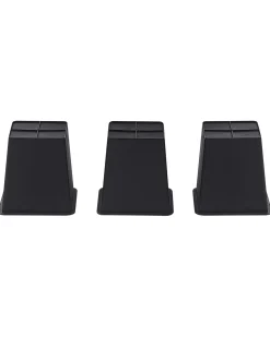 Vaso per piante BELLIS Rattan sintetico (PE) 82 cm Nero
