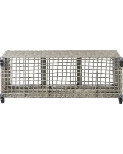 Vaso per piante BELLIS Rattan sintetico (PE) 82 cm Marrone chiaro