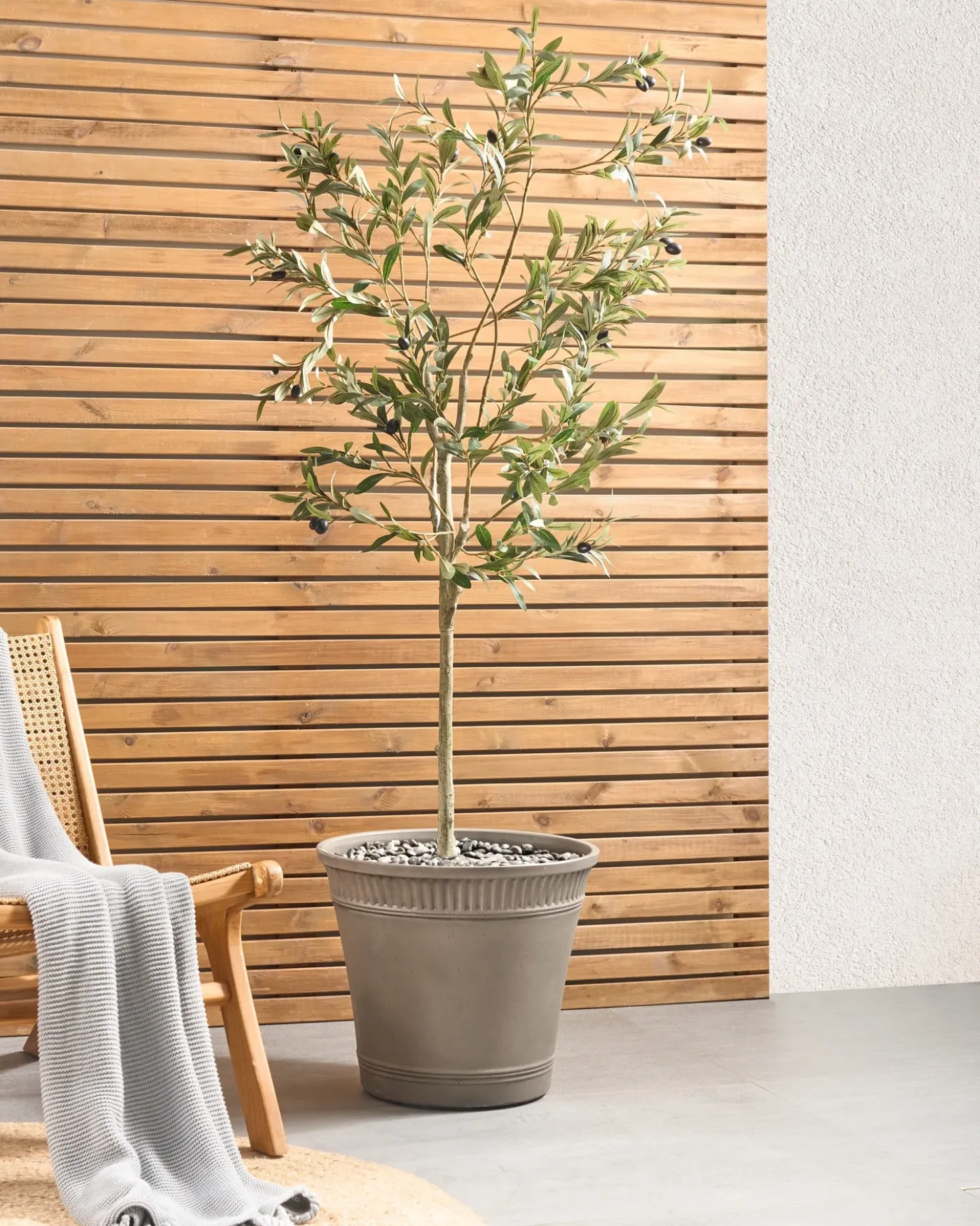 Vaso per piante CISTUS 44 cm Grigio