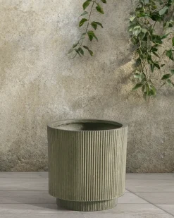 Vaso per piante DARIA 37 cm Verde oliva