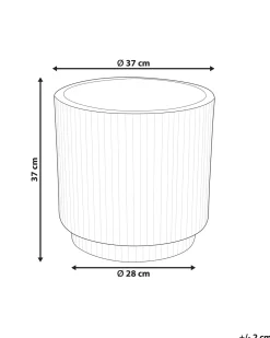 Vaso per piante DARIA 37 cm Tortora