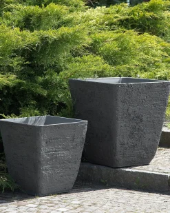 Vaso per piante DELOS 39 cm Grigio