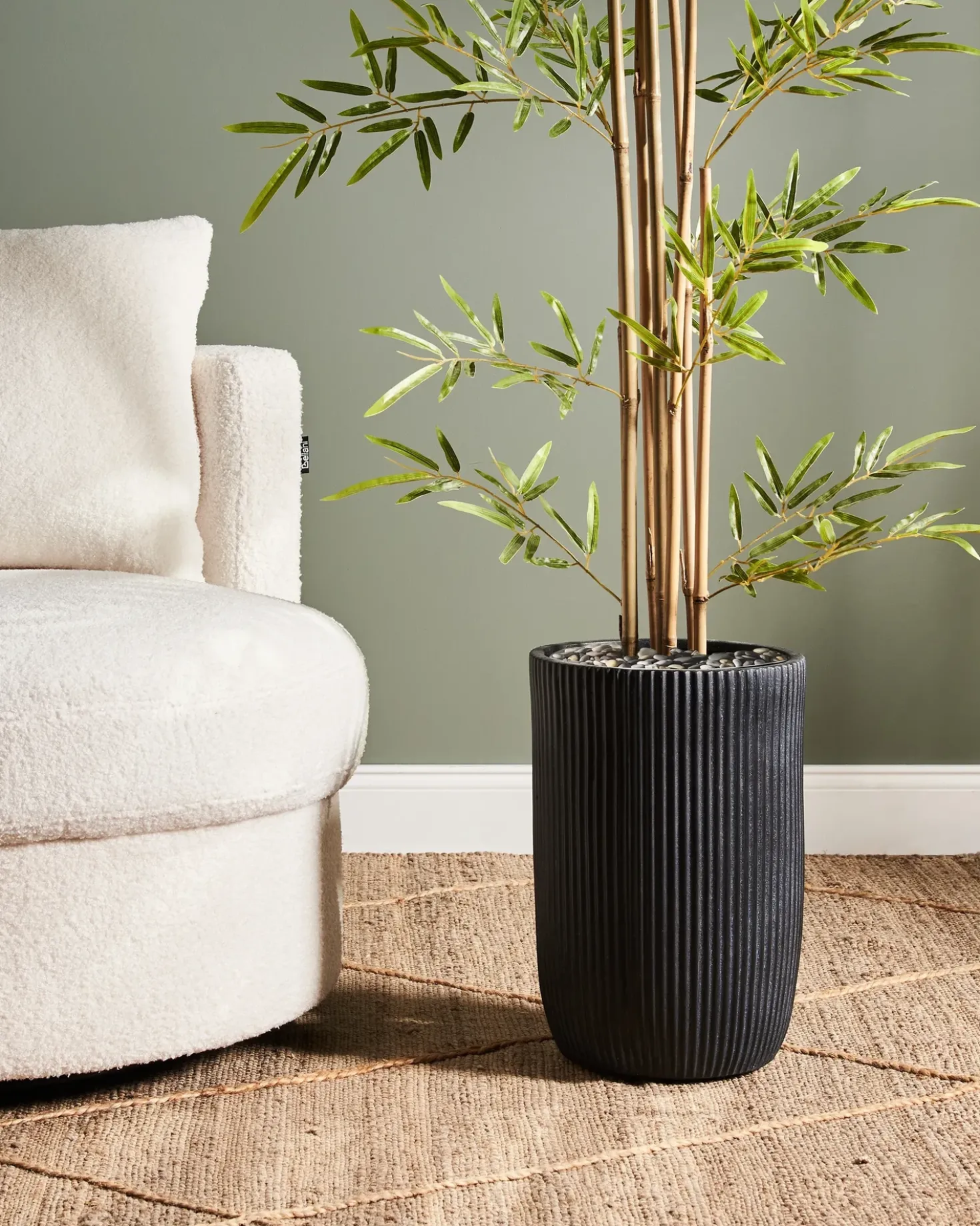 Vaso per piante EANTIO 25 cm Nero