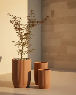 Vaso per piante EANTIO 37 cm Marrone