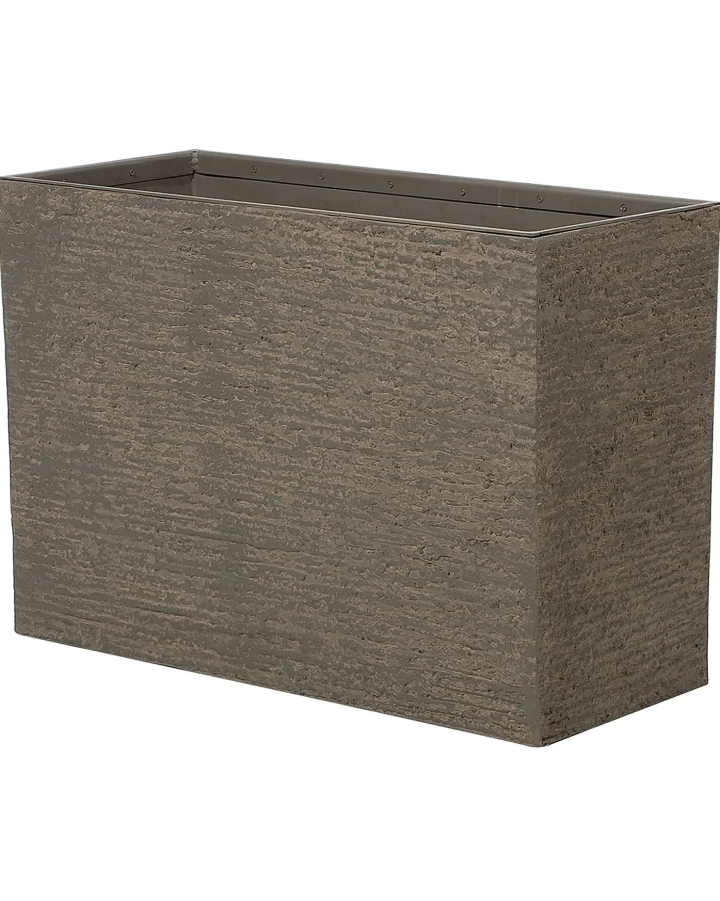 Vaso per piante EDESSA 80 cm Marrone scuro