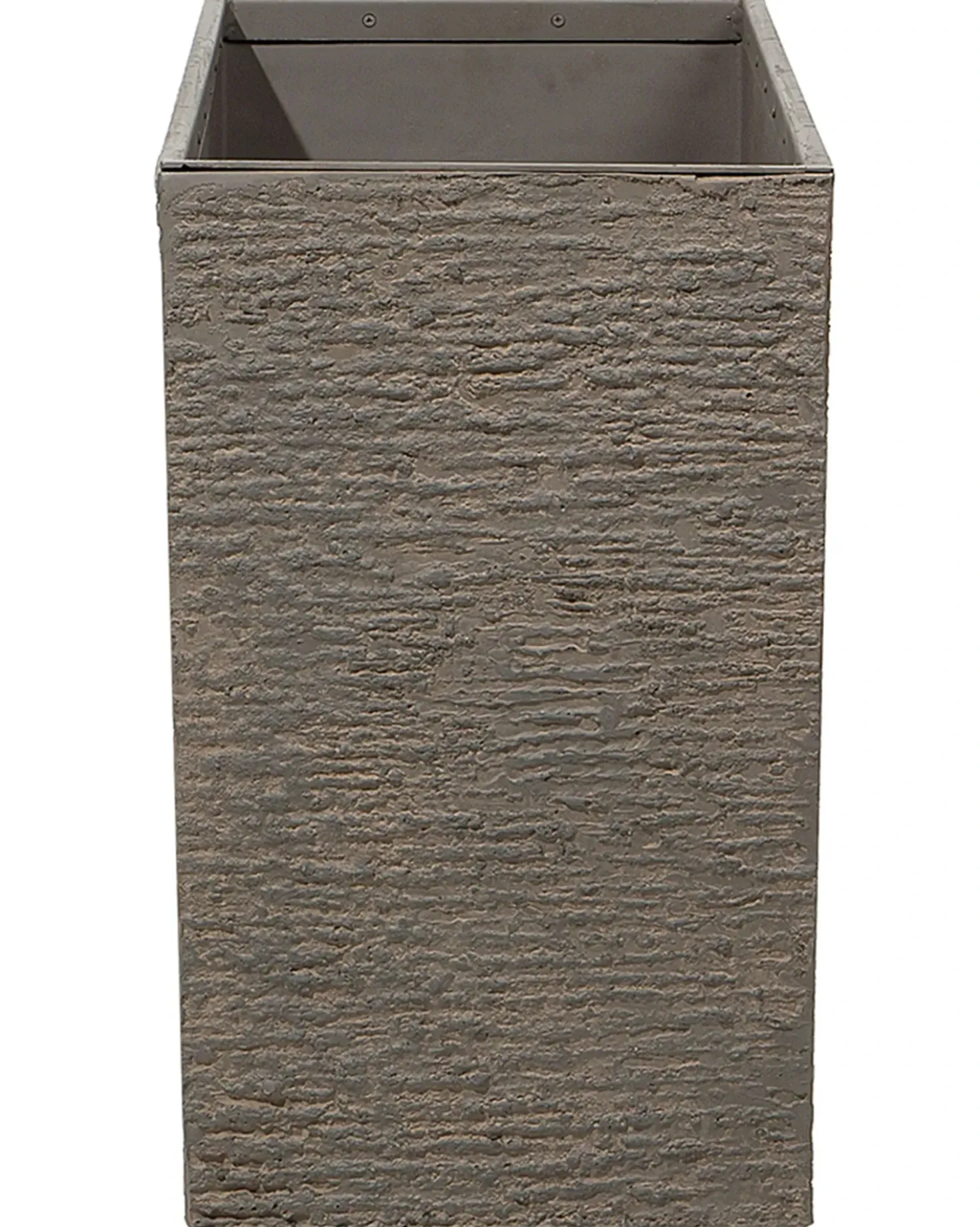 Vaso per piante EDESSA 80 cm Marrone scuro