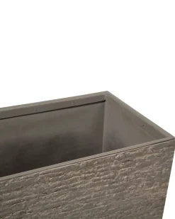 Vaso per piante EDESSA 80 cm Marrone scuro