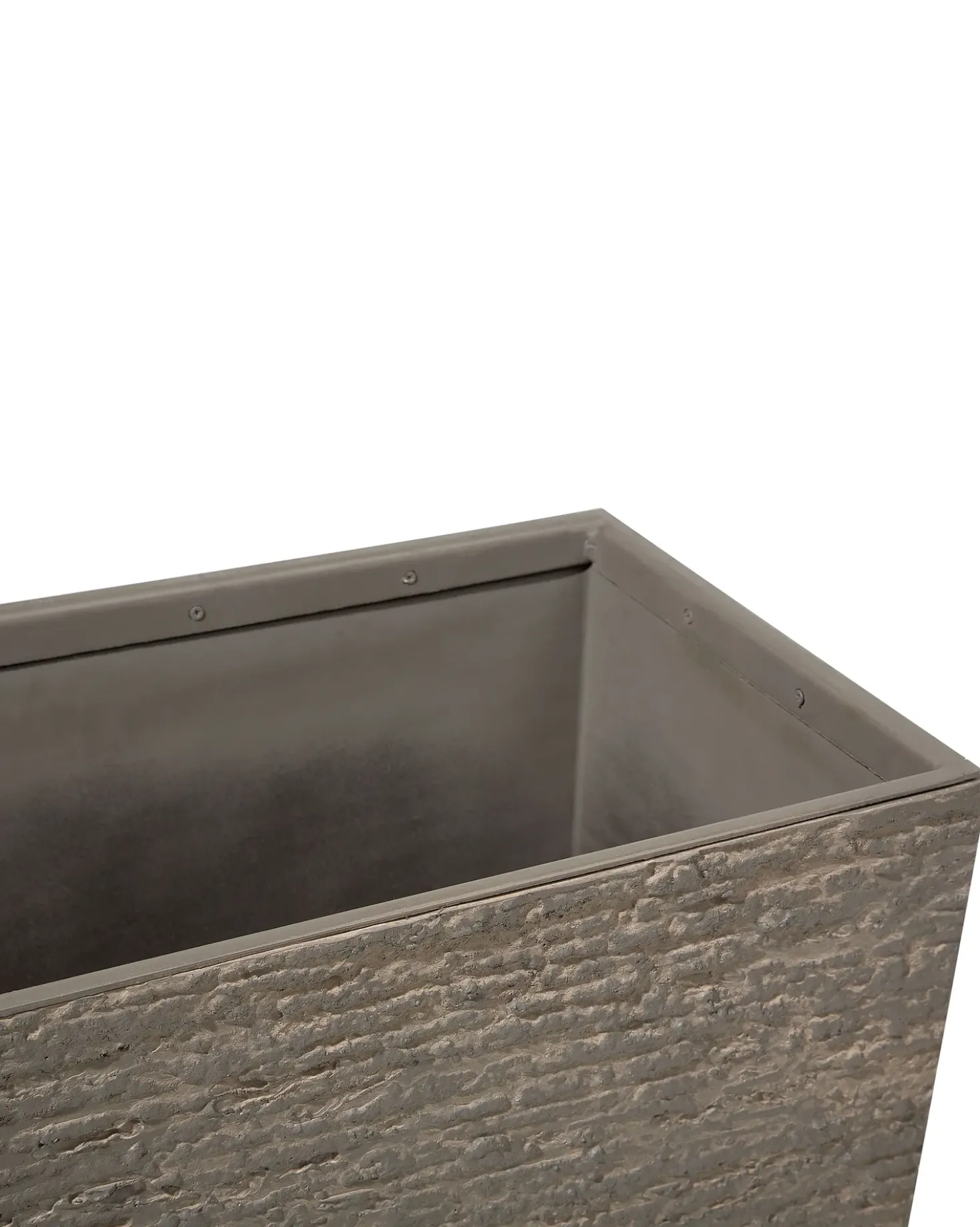 Vaso per piante EDESSA 80 cm Marrone scuro