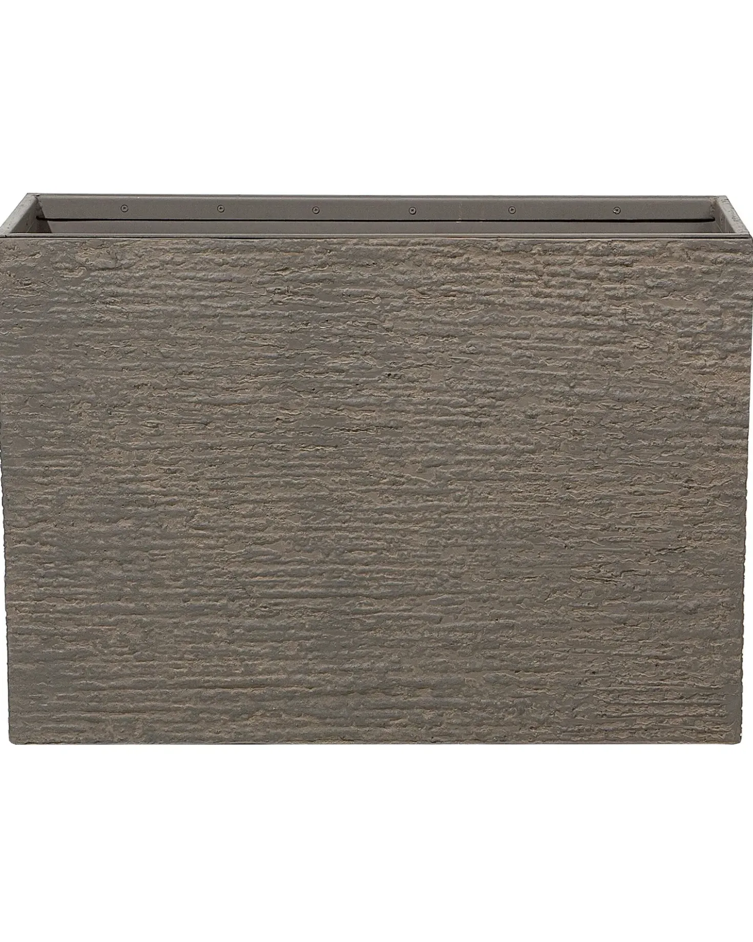 Vaso per piante EDESSA 80 cm Marrone scuro