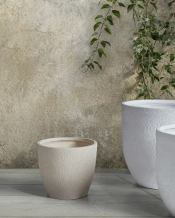 Vaso per piante KANNIA 36 cm Bianco sporco
