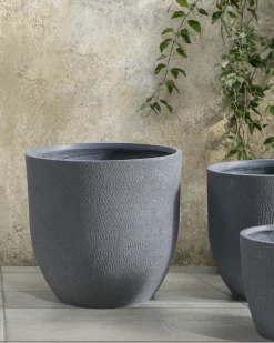 Vaso per piante KANNIA 55 cm Grigio chiaro