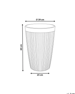 Vaso per piante KOLA 39 cm Beige